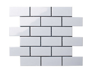 Мозаика керамическая StarMosaic Brick белая 29,4х28,8 см